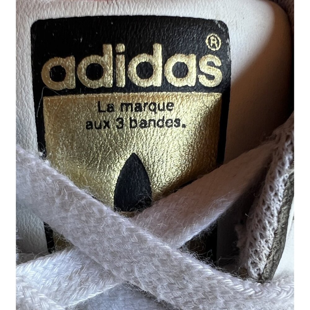 Adidas Superstar Sneakers Women’s Size 5.5 White Black Shoes - Picture 8 of 16